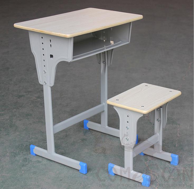 School Desks And Chairs,Plastic+Mdf+Metal