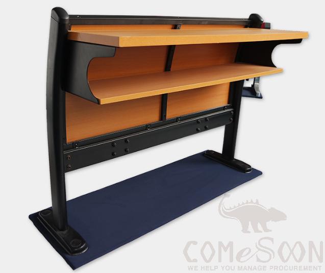 Classroom Desks And Chairs-Front Row，Steel Frame + Environmental Protection，L1090*W850*H870MM