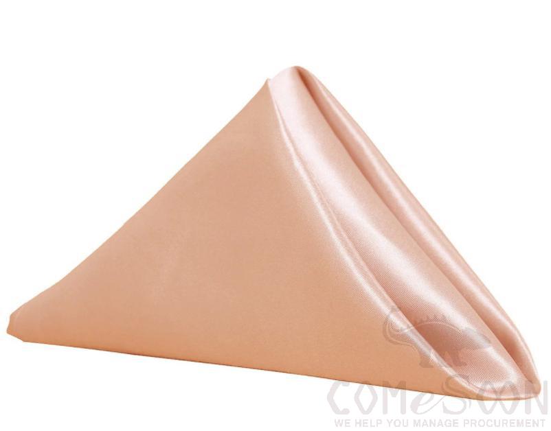 Satin Napkin-Peach 30*30cm