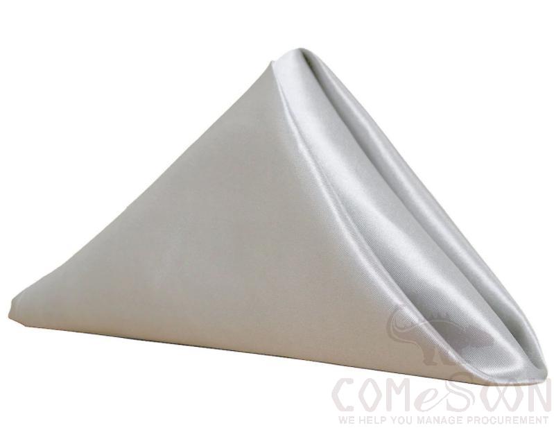 Satin Napkin-Light Grey 30*30cm