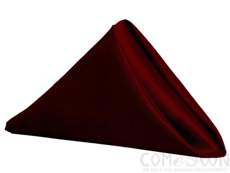 Satin Napkin-Wine Red 50*50cm