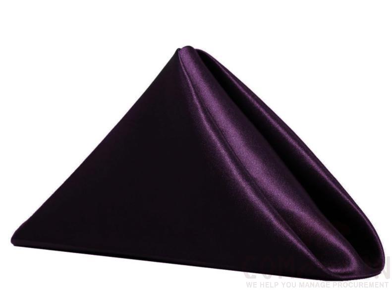 Satin Napkin-Eggplant 50*50cm