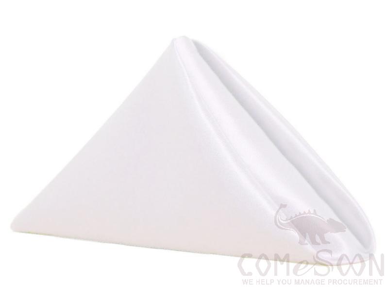 Satin Napkin-White 50*50cm