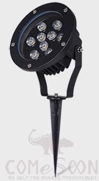 Ground Lights-9W-white/warm/yellow