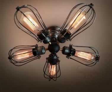 Flush Mount Lights-Five Heads