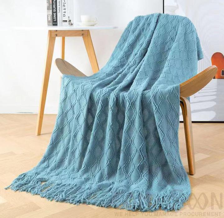 Blanket, Blue, Acrylic127*152+15CM