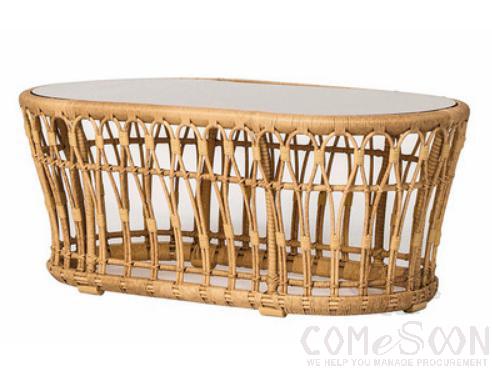 Rattan coffee table-100*60cm,100*60*40cm