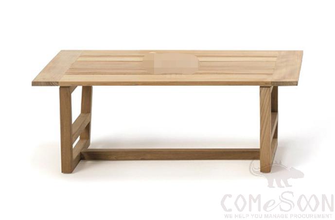 Outdoor solid wood coffee table-120*80cm,solid wood frame,120*80*30cm