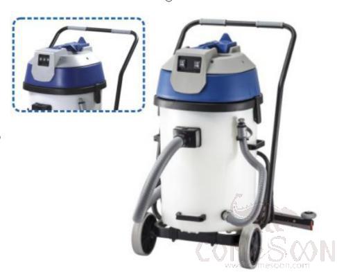 Cleaning Machine - 60L Wet And Dry Vacuum Cleaner With China Motor &amp; Water Squeegee(220V 50Hz)(3000W)