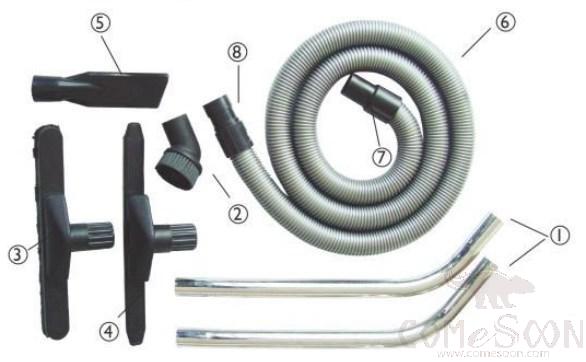 40￠ Whole Accessories (For 30/60/80/90L Vacuum)