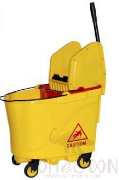 Down-Press Double Mop Wringer Trolley
