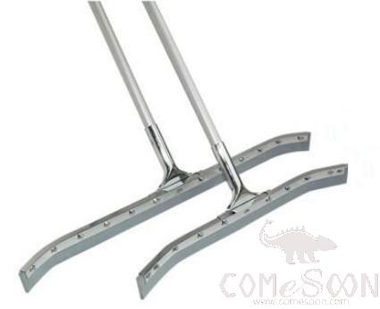Squeegee - 30 Steel Curved Rubber Scrape(With 1.25m Stick)