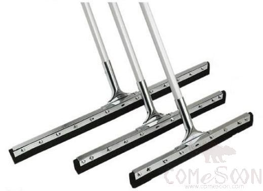 Squeegee - 18 Steel Straight Sponge Scrape(With 1.5m Stick)
