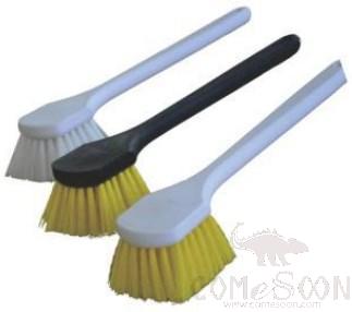 Brush - Long Cleaning Brush(White Handgrip/Yellow Brush)