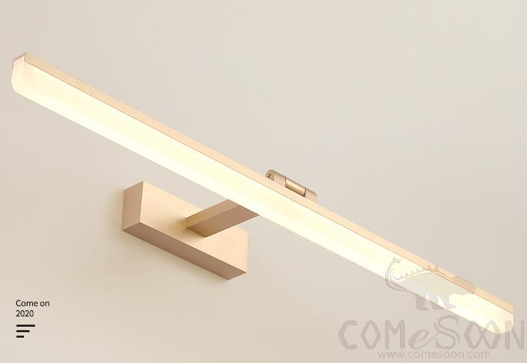 Mirror Light-16W-70CM-Matte Gold