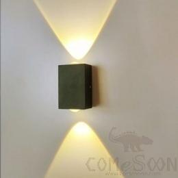 Waterproof Wall Light-2W，3000/4000/6000K，90*60*35mm
