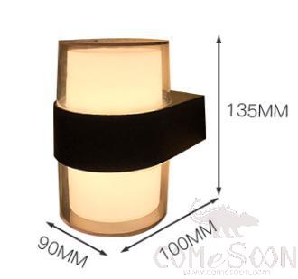 Waterproof Wall Light-2*5W，3000/4000/6000K，90*100*135mm