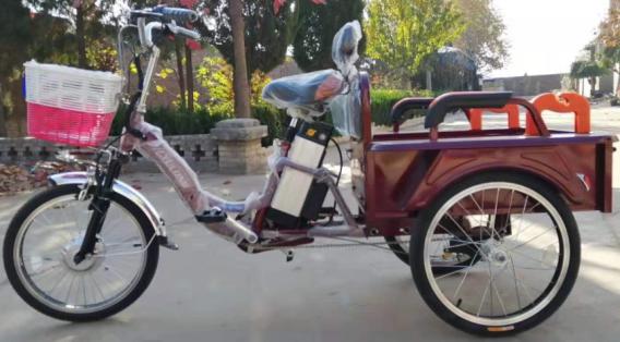 Electric tricycle 1700*720*1000mm Battery: 250W, 48V, 10A