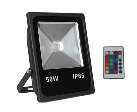 RGB Spotlight-50W，L235*W285*H55mm