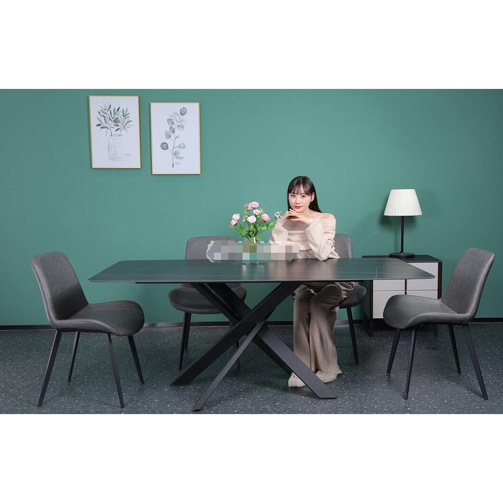 Dining table-slate table top