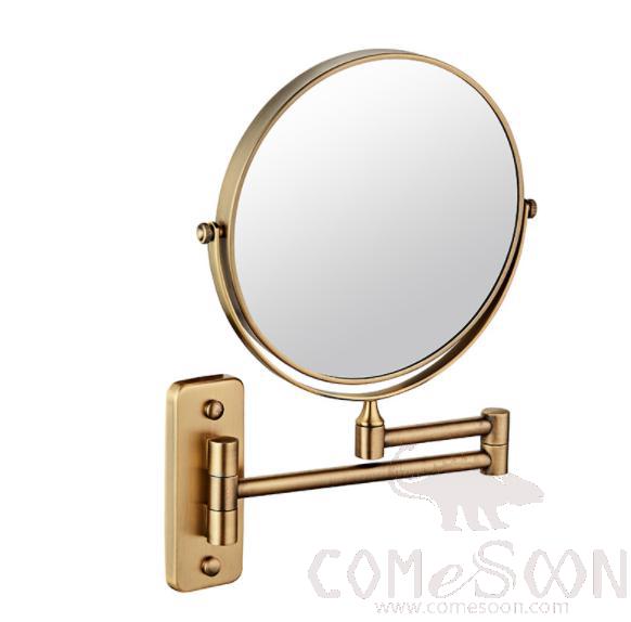 Makeup Mirror-W/O Led / Double-Sided Mirror - Antique  - Copper + SUS304 + zinc alloy