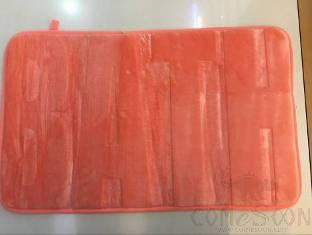 45X75 Bath Monochrome Floor Mat-Orange Red