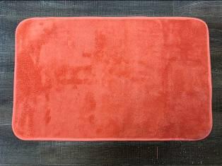 50X80cm Short Hair Floor Mat-Orange Red