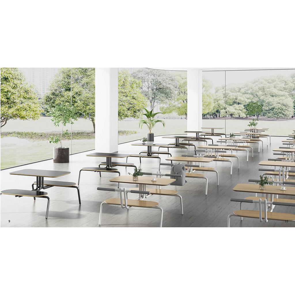Restaurant Furniture-10858 Series-Canteen table&amp;chair (COMESOON.COM)
