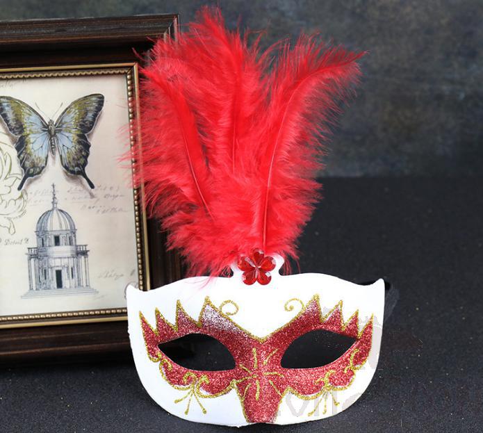 Party Eye Mask Red