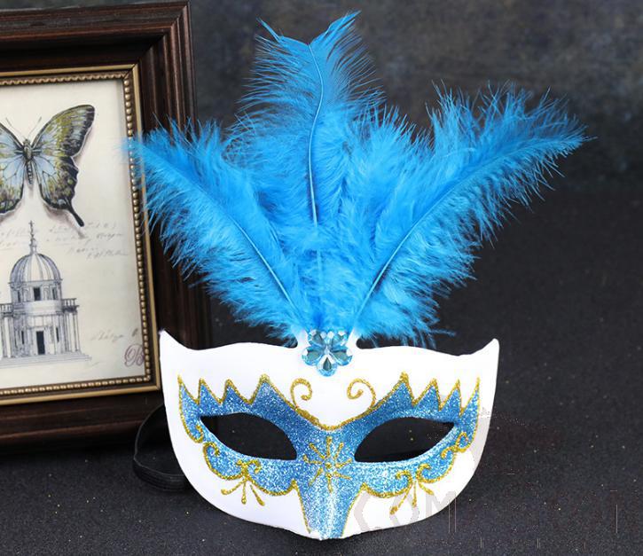 Party Eye Mask Blue