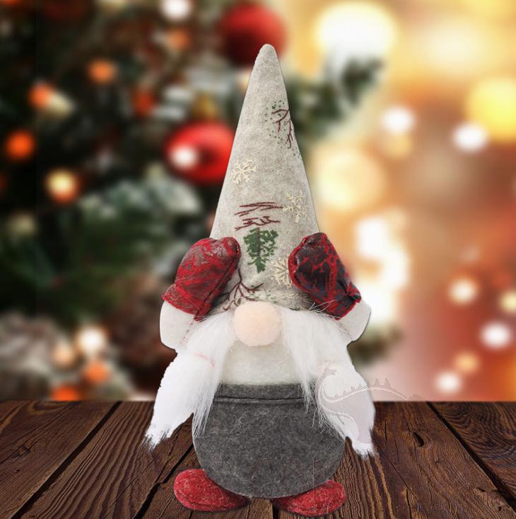 Faceless Doll-White,Cloth art,H20.5 cm