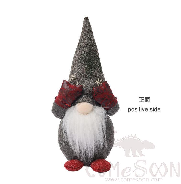 Faceless Doll-Grey,Cloth art,H20.5 cm