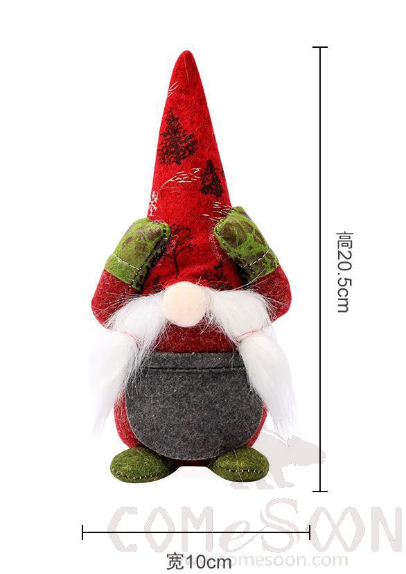 Faceless Doll-Red,Cloth art,H20.5 cm
