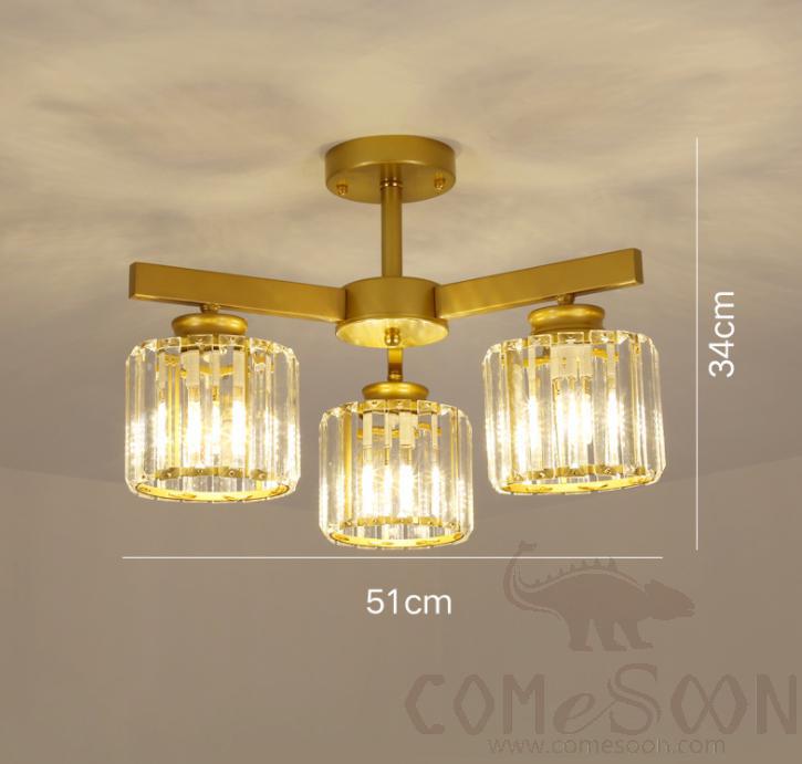Chandelier-3 Lights,D51*H34cm