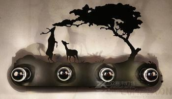 Wall Lamp-L58*H34cm
