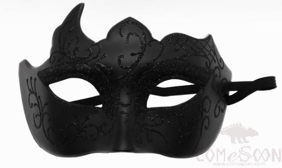 Party Eye Mask Black