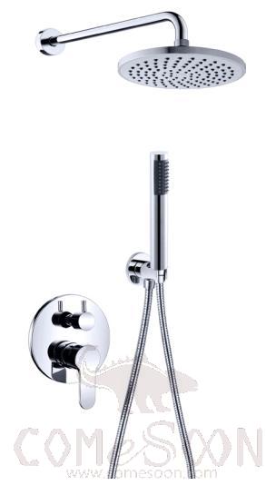 Concealed shower