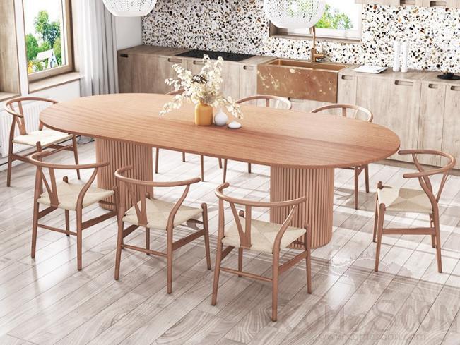 All solid wood dining table-160*80*75cm