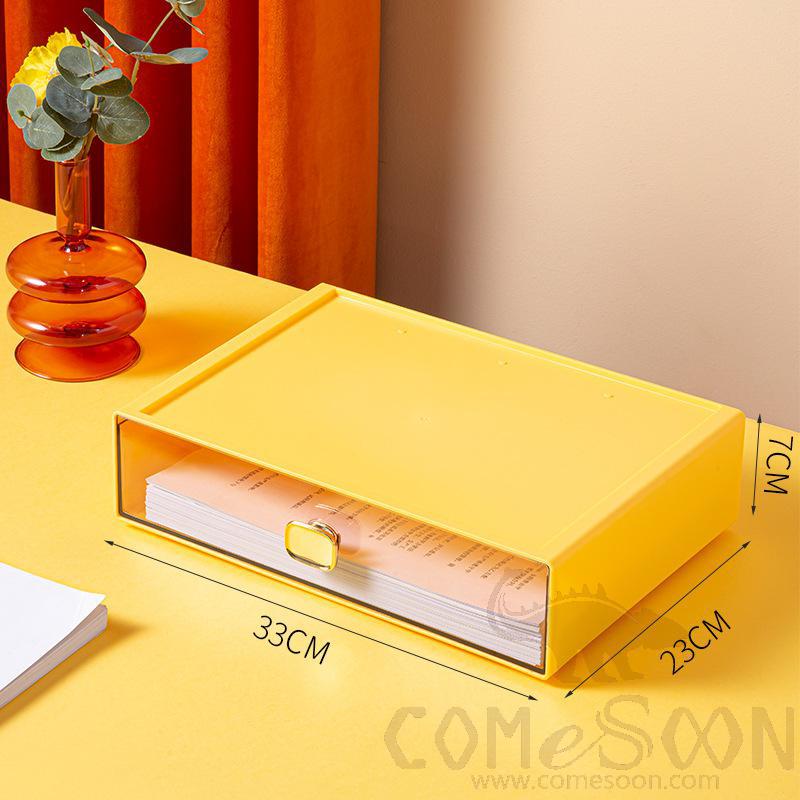 Storage Box Yellow-W33*L23*H 7CM,PP