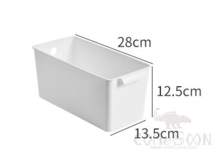 Storage Tray White-L28*W13.5*H12.5 CM,PP