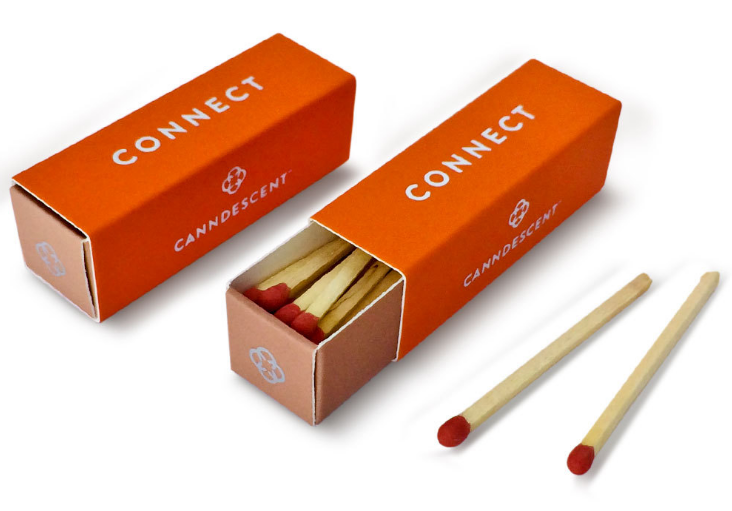 Customized Matchbox w/ match，60*20*20mm 