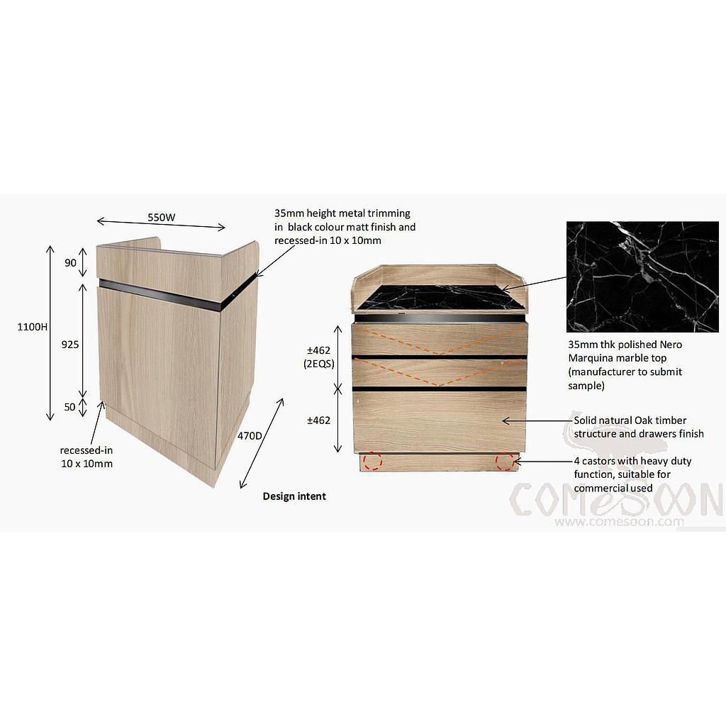 Podium (customized product) -55*47*110cm