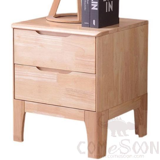 Solid wood bedside table-45*40*50cm