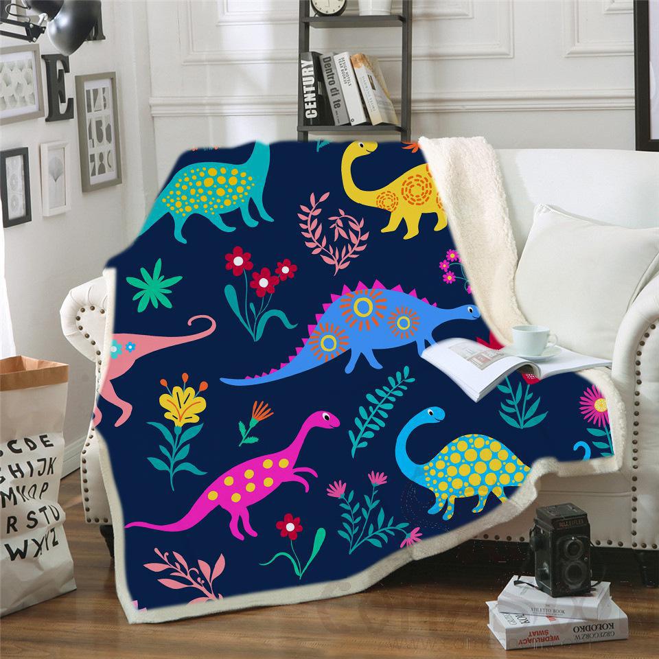 Cartoon Blanket，Crystal Velvet，150*130cm