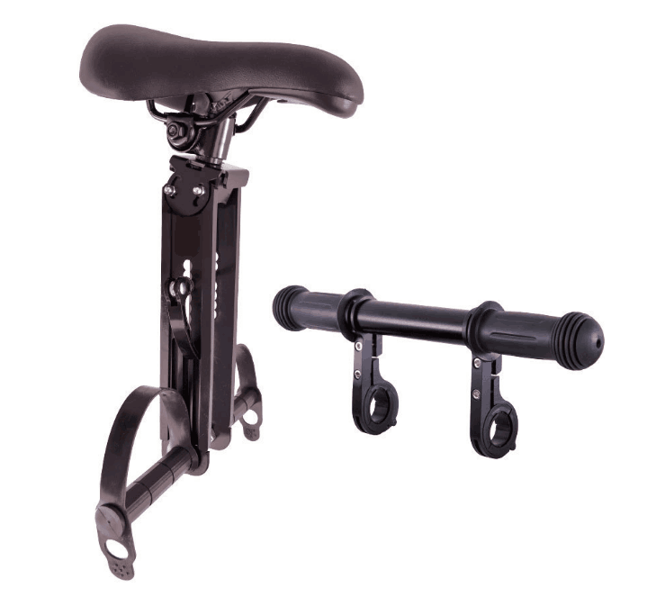 Child bicycle seat frame-with armrests