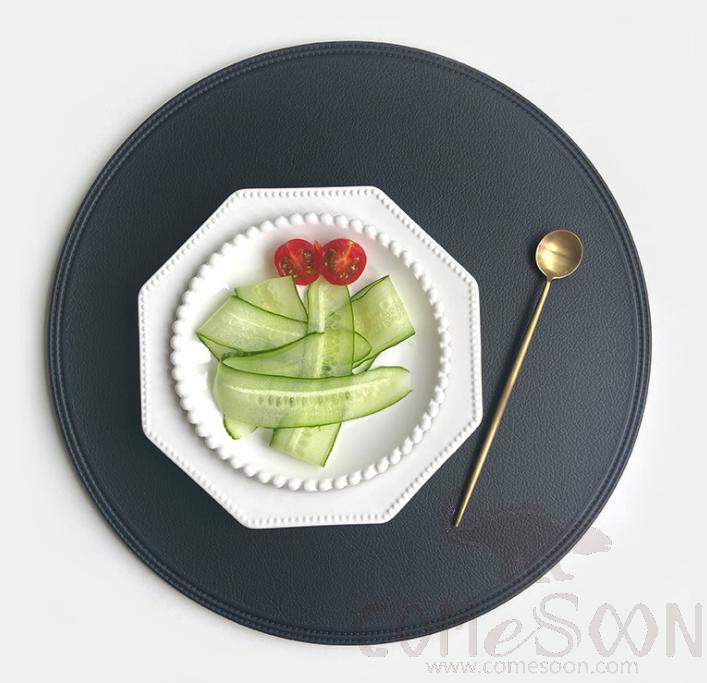 PU Placemat-D38 CM , Table Mat