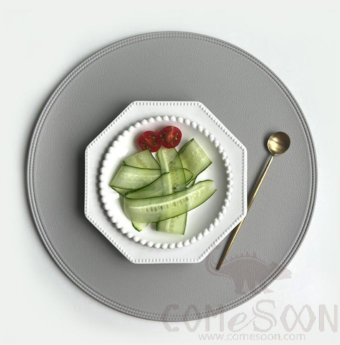 PU Placemat-D38 CM , Table Mat