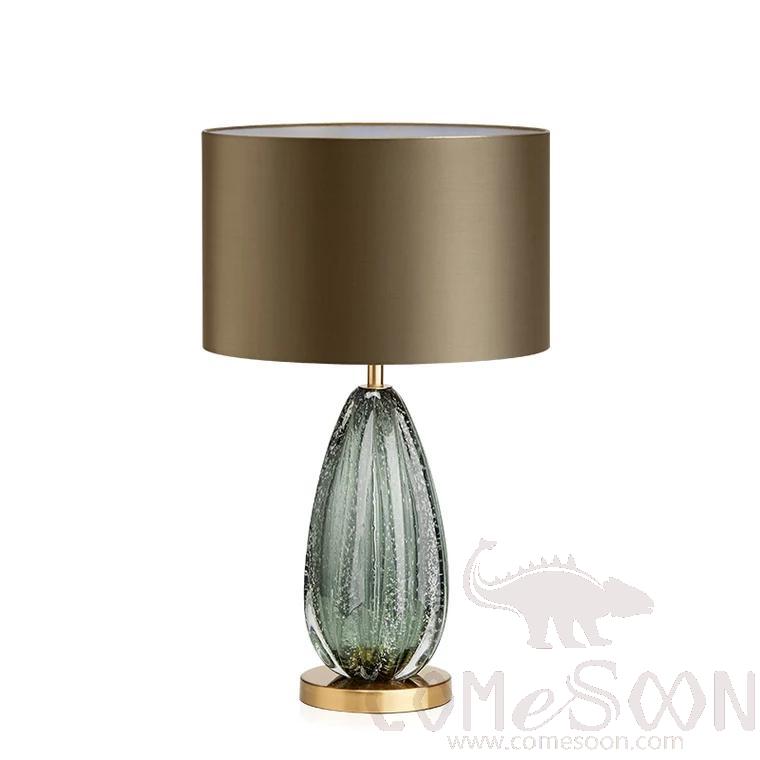 Table Lamp-Metal+Liuli+Fabric，5W,warm，400*400*660mm