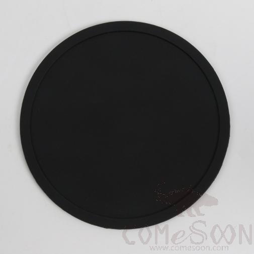 Silicon Coasters-Black , Table Mat