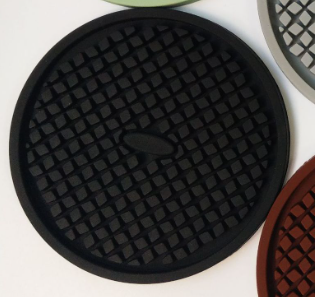 Silicon Coasters-Black ，Table Mat，Φ100*H7mm